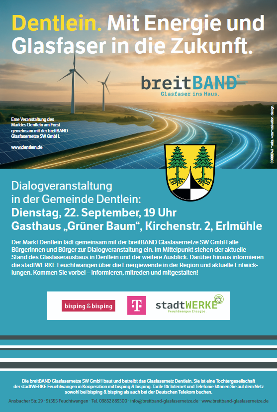 Einladung zur Dialogveranstaltung in Dentlein 